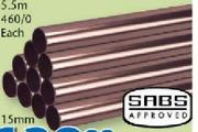 Copper Tube 22mm-Each