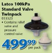 Latco 100 KPA Standard Valve Twinpack 033323-Per Pack