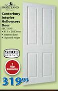 SABS Swartland Canterbury Interior Hollowcore Door EBTBL10