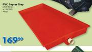 PVC Geyser Tray Red 150/200L