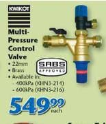 SABS Kwikot Multi-Pressure Control Valve 22mm-Each