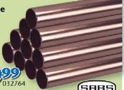 SABS Copper Tube 5.5m 460/0 22mm-Each