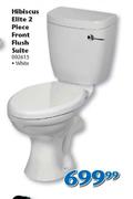 Hibiscus Elite 2 Piece Front Flush Suite White