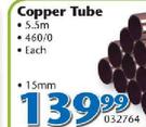 Copper Tube-15mm Each