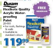 Duram Flexikote Quality Acrylic Water-Proofing Paint 5L