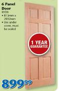 Swartland 6 Panel Door KYD6