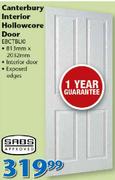 Swartland Canterbury Interior Hollowcore Door EBCTBL10