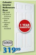 Swartland Colonist Interior Hollowcore Door EBCLNL10