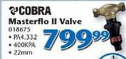 Cobra Masterflo II Valve