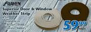 Raven Superior Door & Window Weather Strip-5m Each