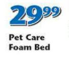 Pet Care Small Foam Bed PBF-S