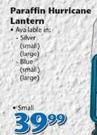 Paraffin Hurricane Small Lantern