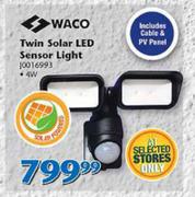 Waco 4W Twin Solar LED Sensor Light