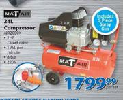 Mat Air 24L Compressor AIR2000K