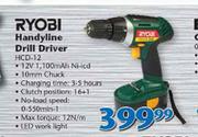 Ryobi Handyline Drill Driver HCD-12