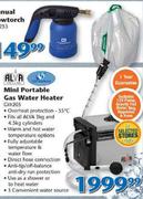 Alva Mini Portable Gas Water Heater GW205
