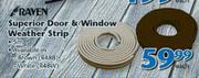 Raven Superior Door & Window Weather Strip 5m-Each