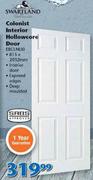 SABS Swartland Colonist Interior Hollocore Door EBCLNLI0