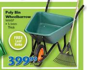 Lasher Poly Bin Wheelbarrow WW07-Per Set