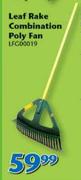 Lasher Leaf Rake Combination Poly Fan LFG00019