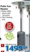 Elements Brushed Steel Patio Gas Heater GHP01