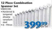 Worksman 12 Piece Combination Spanner Set WMSS185-Per Set