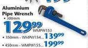 Worksman Aluminium Pipe Wrench 450mm WMPW155