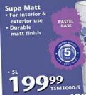 Coloue 5Ltr Supa Matt TSM1000-5