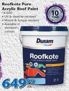 Duram 20Ltr Roofkote Pure Acrylic Roof Paint 16-020