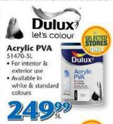 Dulux 5Ltr Acrylic PVA 51470-5L