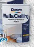 Duram 5Ltr Wall & Ceiling Premium Acrylic Paint 110-10-005