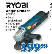 Ryobi Angle Grinder HG-910