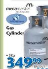 Megamaster Gas Cylinder 3Kg BA0021