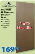 Swartland Masonite Hollowcore Interior Door HBSTDLIO