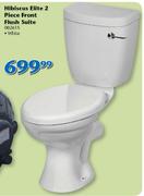 Hibiscus Elite 2 Piece Front Flush Suite White 002615