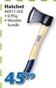 Hatchet 0.9kg Wooden Handle A6011-2LB