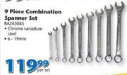 Razor 9 Piece Combination Spanner Set-Per Set