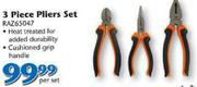 Razor 3 Piece Pliers Set-Per Set