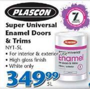 Plascon Super Universal Enamel Doors & Trims-5Ltr