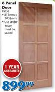 Swartland 8 Panel Door KYD8