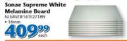 Sonae Supreme White Melamine Board 16mm NLMWDF16TE2718N-Each
