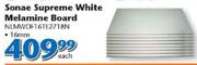 Sonae Supreme White Melamine Board 16mm-Each