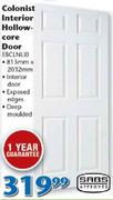 Swartland Colonist Interior Hollow-Core Door