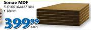 Sonae MDF 16mm SUPL0016AA2718N-Each