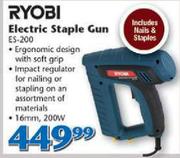 Ryobi electric staple gun sale