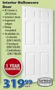 Swartland Interior Hollowcore Door-813mmx2032mm Each