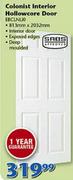 Swartland Colonist Interior Hollowcore Door