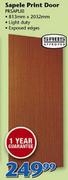Swartland Sapele Print Door