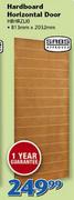 Swartland Hardboard Horizontal Door