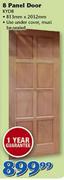 Swartland 8 Panel Door